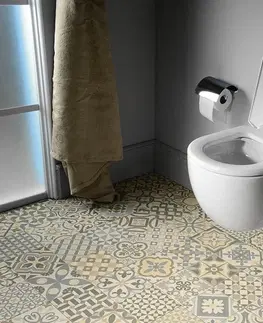 Záchody SAPHO - BRILLA CLEANWASH závesná WC misa s bidet. spŕškou, Rimless, 36,5x53cm, biela 100612