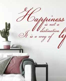 Nálepky na stenu Nálepka na stenu - Happiness