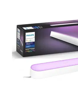 LED osvetlenie Philips Philips - Rozširovacia sada LED RGB Stmievateľná stolná lampa Hue PLAY LED/6W/230V čierna 