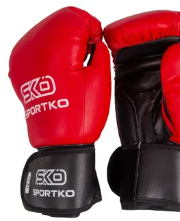Boxerské rukavice Boxerské rukavice SportKO PD1 červená - 12oz