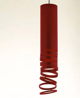 Závesné svietidlá Artemide Závesná lampa Artemide Decomposé, červená