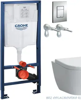 Záchody Rapid SL pre závesné WC 38528SET s chrómovou doskou + WC LAUFEN PRO RIMLESS + SEDADLO 38772001 LP1