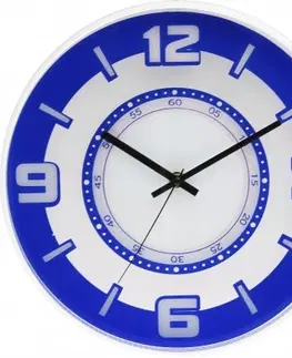 Hodiny Nástenné hodiny MPM, 3220.30 - modrá, 30cm