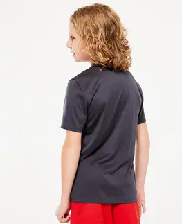 nohavice Detské funkčné tričko sivo-čierne