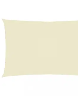 Stínící textilie Tieniaca plachta obdĺžniková 3 x 6 m oxfordská látka Dekorhome Krémová