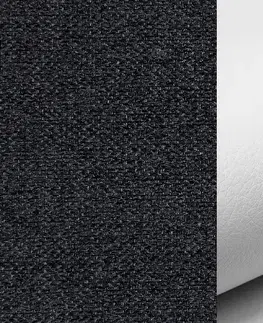 Pohovky NABBI Adria rozkladacia pohovka s úložným priestorom čierna (Malmo 96) / biela (Soft 17)