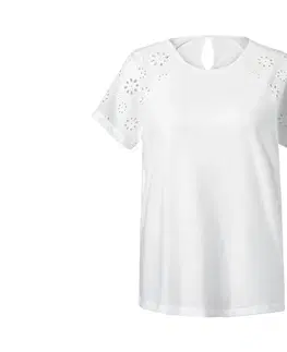 Shirts & Tops Tričko s výšivkou, biele
