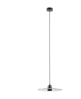 Závesné svietidlá Wever & Ducré Lighting WEVER & DUCRÉ Zrkadlo 1.0 Závesné svietidlo 250cm čierna/chróm