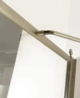 Sprchovacie kúty GELCO - ANTIQUE sprchové dvere 900mm, číre sklo, pravé, bronz GQ1390RC