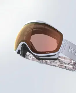 okuliare Lyžiarske a snowboardové okuliare do zlého počasia G 900 S1 svetlofialové