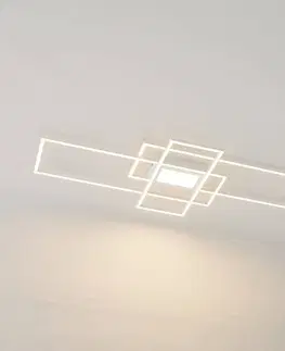 Stropné svietidlá Lindby Lindby Caitlin LED stropné svietidlo, biele