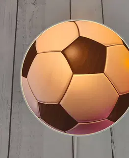 Nástenné svietidlá Niermann Standby Nástenné svetlo Futbal s vypínačom a zástrčkou