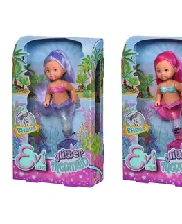 Hračky bábiky SIMBA - Bábika Evička Morská Víla, 3 Druhy
