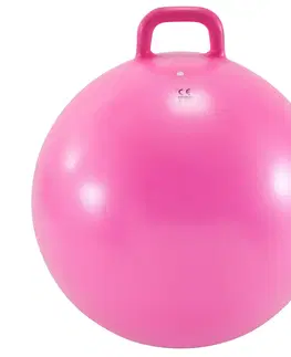 fitnes Detská lopta Resist na skákanie 60 cm ružová