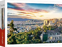 Hračky puzzle TREFL - Panoramatické puzzle 500  -  Akropola, Atény