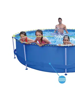 Bazény NABBI Aquabel bazén s konštrukciou a príslušenstvom 360 cm modrá