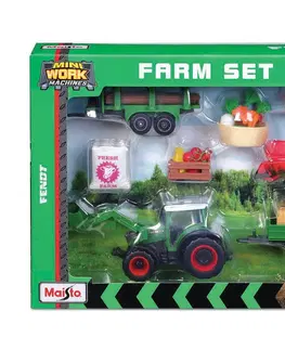 Hračky - dopravné stroje a traktory MAISTO - Farmársky set, Fendt