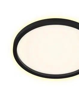 Svietidlá Briloner Briloner 7363-015 - LED Stropné svietidlo CADRE LED/22W/230V pr. 42,5 cm čierna 
