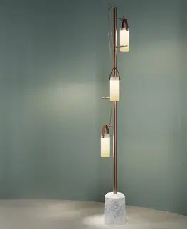 Stojacie lampy Fontana Arte Fontana Arte Galerie stojaca LED lampa 3-plameňová