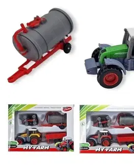 Hračky - dopravné stroje a traktory EURO-TRADE - Traktor s prívesom My Farm 1:72, Mix produktov