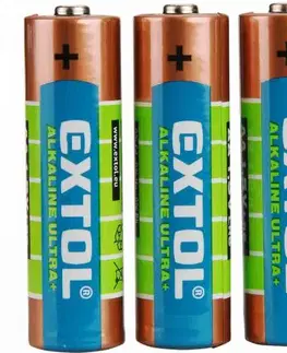 Batérie primárne EXTOL ENERGY Bateria alkalicka 4ks, 1,5V, typ AA