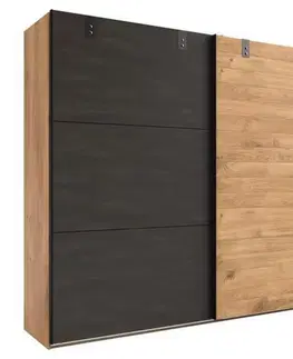 Šatníkové skrine s posuvnými dverami Šatníková Skriňa Detroit Šírka 200cm