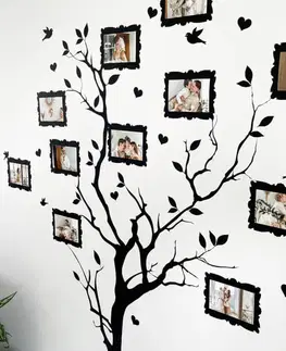 Nálepky na stenu Nálepka na stenu - Strom s fotkami 9x13cm