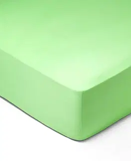 Plachty Forbyt, Prestieradlo, Jersey, svetlo zelená 180 x 200 cm
