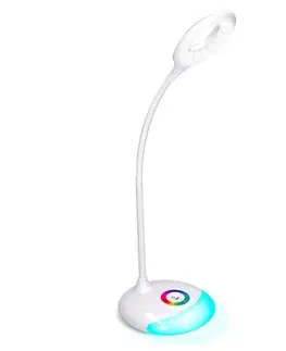 Stolové lampy Solight LED stolná nabíjacia lampička, biela
