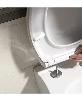 Záchody DEANTE Podstavný rám, pre závesné WC misy bez tlačidla + WC MYJOYS MY1 + SEDADLO CST_WC01 X MY1