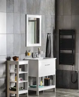 Kúpeľňa AQUALINE - ETIDE umývadlová skrinka 71,5x85x44 cm, matná biela ET725
