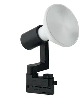 Svietidlá pre 3-fázové koľajnicové svetelné systémy Eco-Light 3-fázové koľajnicové svetlo Express, E27, čierne