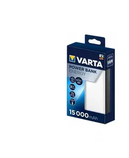 Predlžovacie káble VARTA Varta 57977101111 - Power Bank ENERGY 15000mAh/2x2,4V biela 