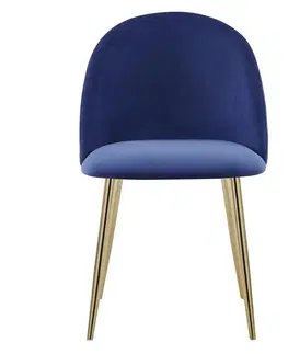 Stoličky do jedálne Jedálenská stolička Artdeco Modrá