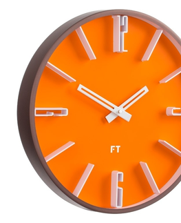 Hodiny Dizajnové nástenné hodiny Future Time FT6010OR Numbers 30cm