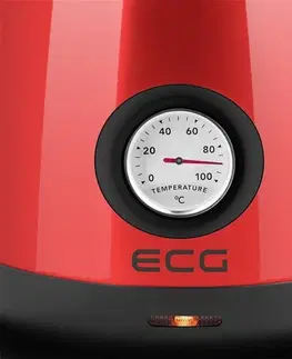 Rýchlovarné kanvice ECG RK 1705 Metallico Rosso rýchlovarná kanvica