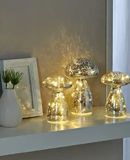 Drobné dekorácie a doplnky LED sklenená huba