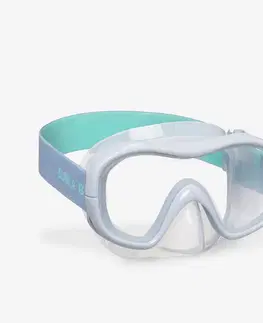 potápanie Súprava na šnorchlovanie maska a šnorchel 100 svetlomodrá