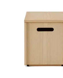 Furniture Stohovateľná úložná škatuľa s vrchnákom