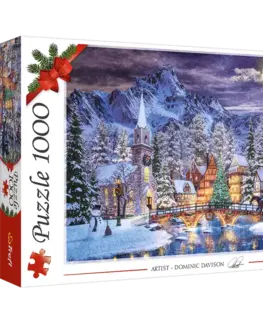 Hračky puzzle TREFL -  Puzzle 1000 - Vianočná atmosféra