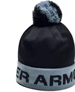 Zimné čiapky Chlapčenská čiapka Under Armour Boy's Gametime Pom Beanie Black - OSFA