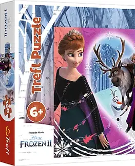 Hračky puzzle TREFL - Puzzle 160 - Šťastné chvíle / Disney Frozen 2