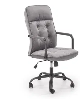Kancelárske stoličky HALMAR Colin kancelárske kreslo s podrúčkami sivá
