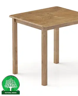 Borovicové stoly Stôl borovica ST104-100x75x70 dub