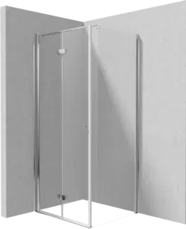 Sprchovacie kúty DEANTE/S - Sprchovací kút pevná stena 90 skladacie dvere 70 KTSX047P+KTS_039P KERRIA/0317
