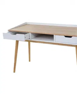 Pracovné stoly Písací stôl s úložným priestorom