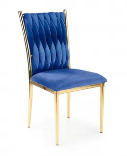 Jedálenské stoličky a kreslá Jedálenská stolička K436 Halmar Modrá