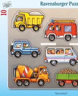 Hračky puzzle RAVENSBURGER - Vozidlá 10 dielikov