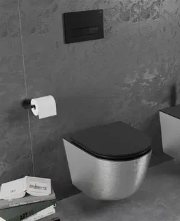 Kúpeľňa MEXEN - Lena bidet závesný, čierna mat/strieborná vzor 35224873