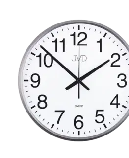 Hodiny Nástenné hodiny JVD HP684.2 šedé, sweep, 31cm